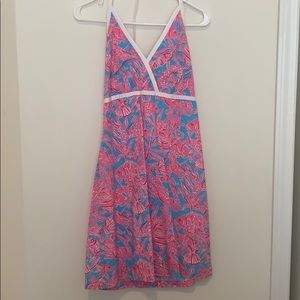 Lily Pulitzer backless halter dress size 6